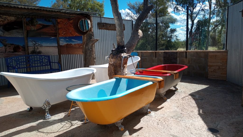 Artesian Mud Baths Eulo, Queensland, Australia